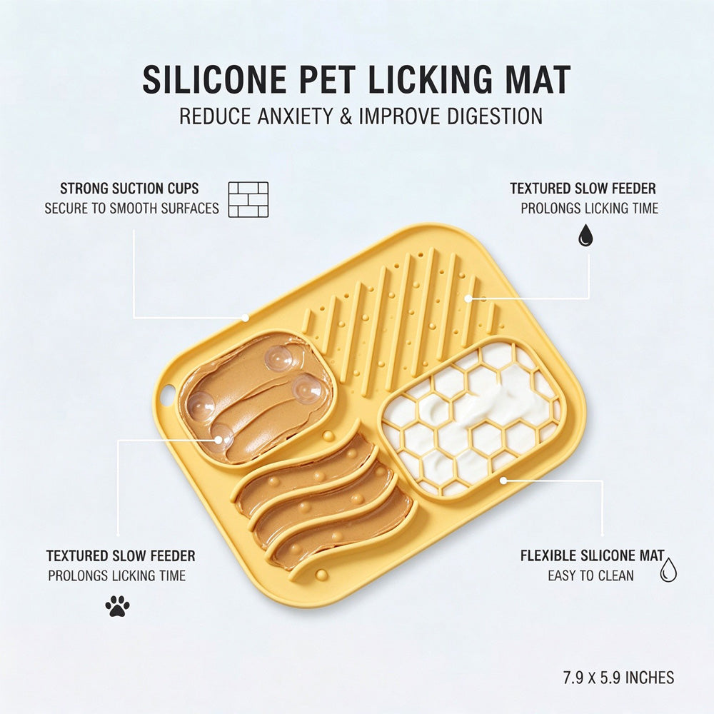 Calming Lick Mat for Dogs & Cats
